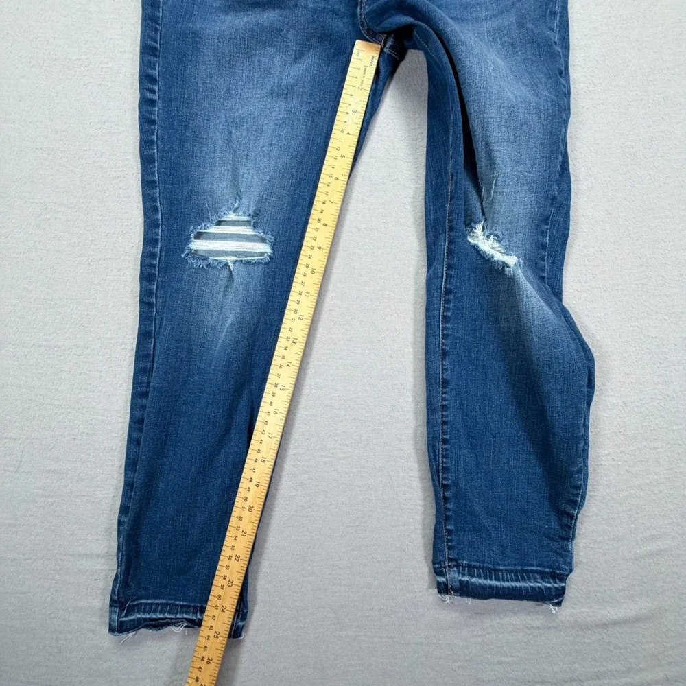 Lucky‎ Brand Bridgette Jeans Womens 10/30 Good Blue Distressed High Rise Skinny